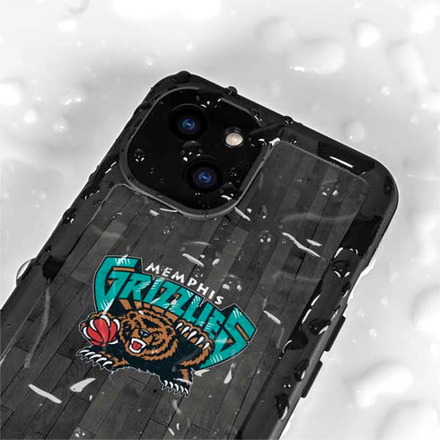 NBA Memphis Grizzlies Hardwood Classics iPhone 15 Waterproof Case